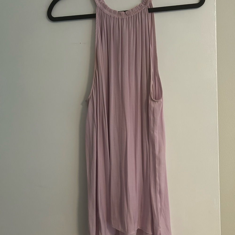 Sleeveless Lavender Top